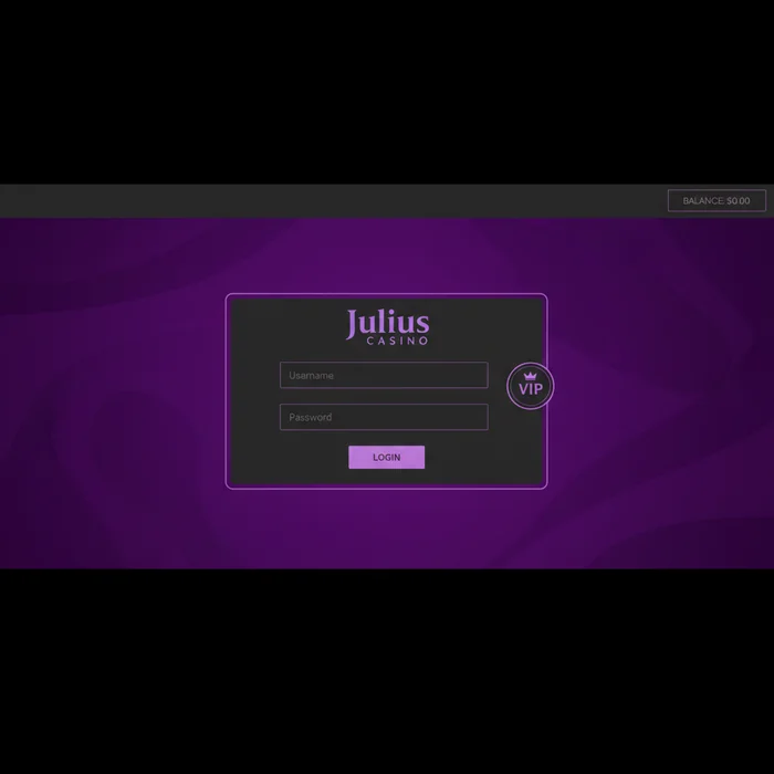 Julius Casino Login