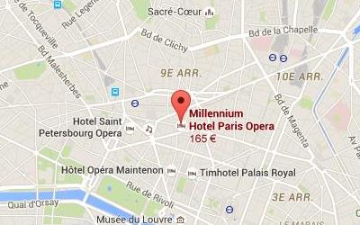 Map-Millenium Hotel